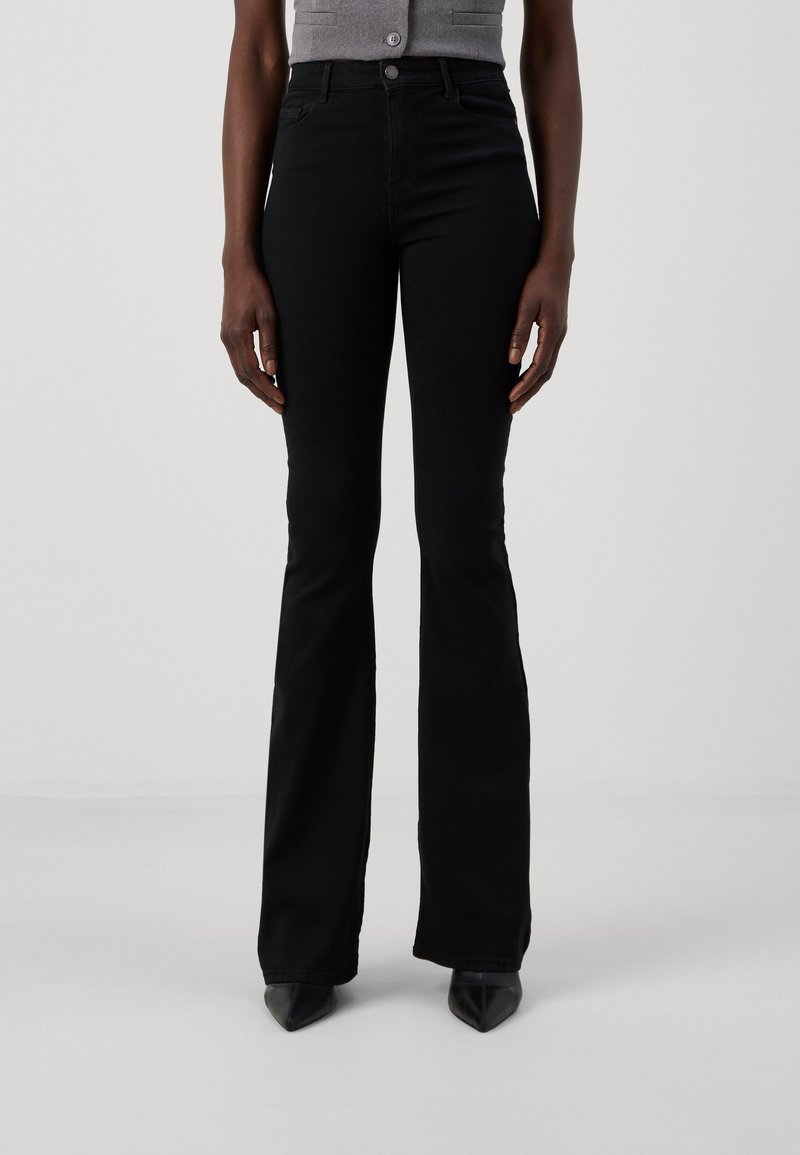 ONLY Tall ONLHELLA LIFE RETRO - Zvonové džínsy - black denim