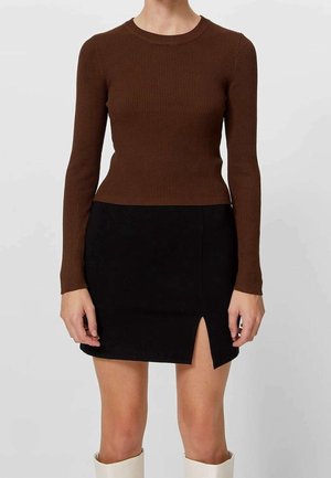 Pullover - dark brown