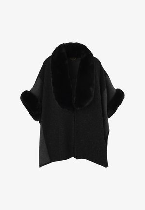 INFLUENCER Poncho - black
