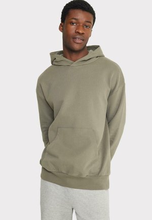 LOGO - Sweat à capuche - khaki