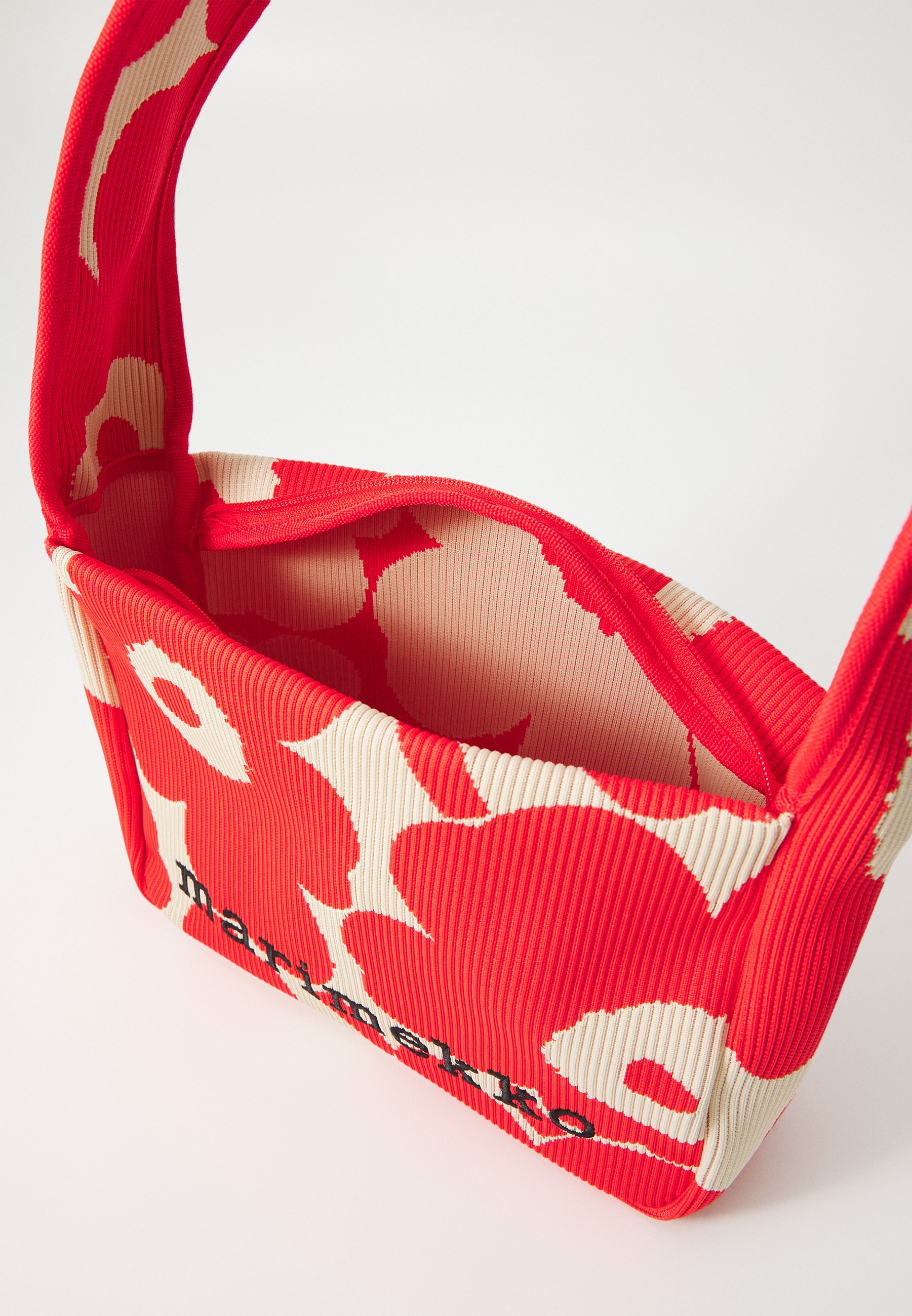 Marimekko KNITTED SHOULDERBAG UNIKKO - Handbag - pink/beige/pink