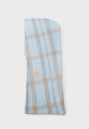 Vivienne Westwood, TARTAN HOODIE - Μπαλακλάβα - light blue