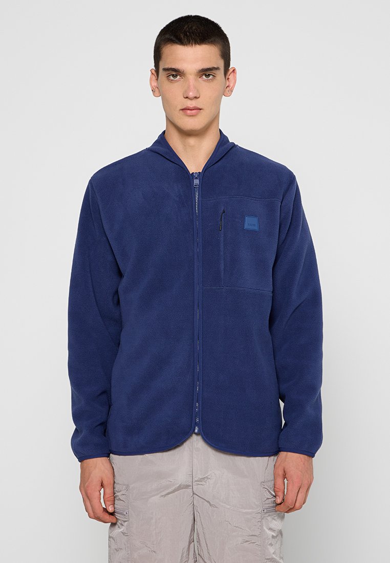 Rains Fleecejas blauw