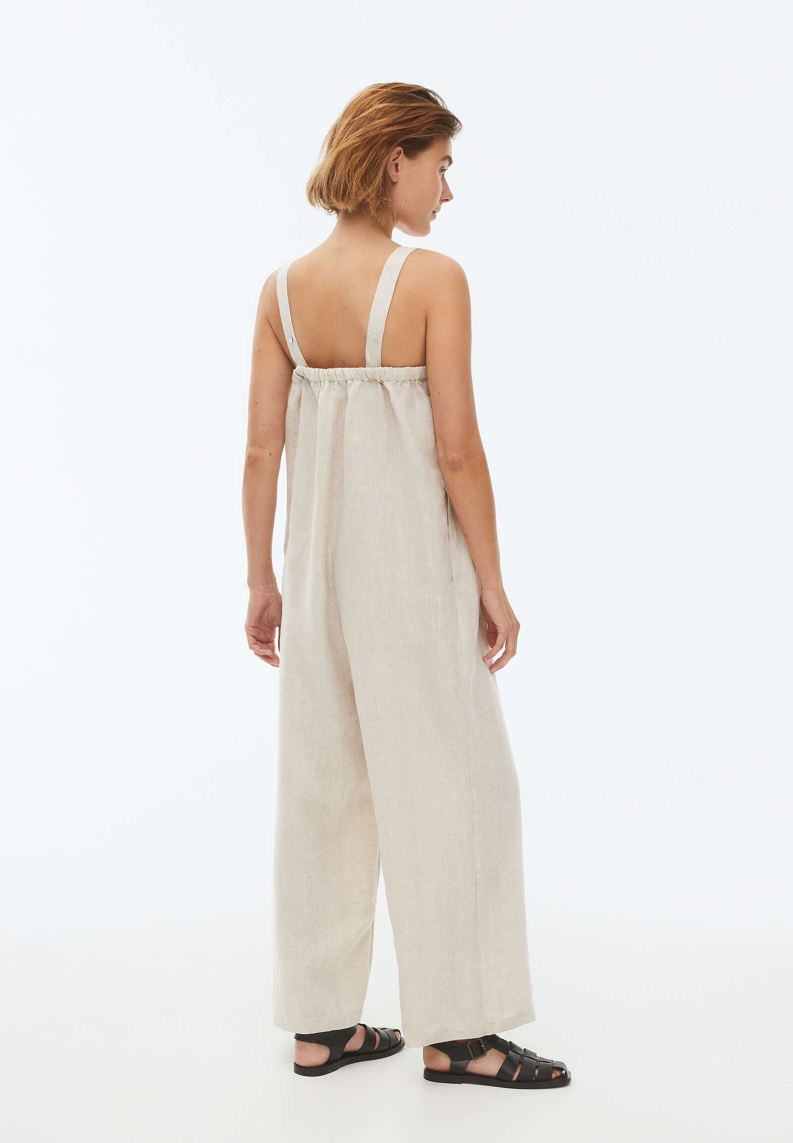 OYSHO Tuta jumpsuit - beige - Zalando.it