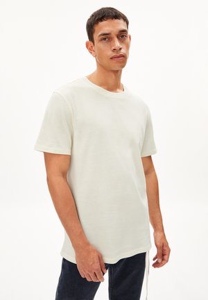 ARMEDANGELS MAARKUS SOLID - T-Shirt basic - oatmilk