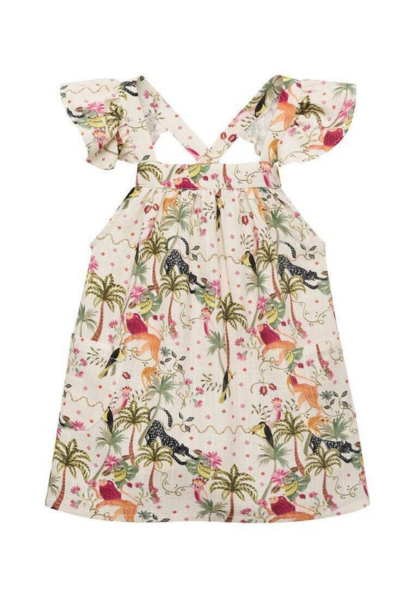 FLORAL PRINT - Day dress - ecru4