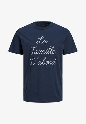 Jack & Jones, Print T-shirt - dark blue