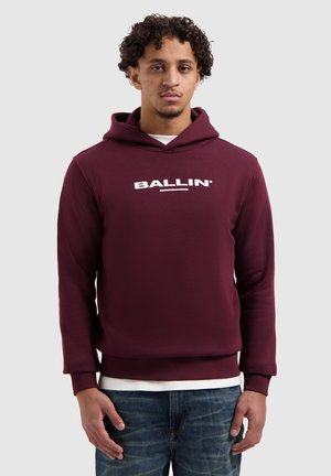 REGULAR FIT - Hoodie - bordeaux