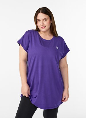 Active by Zizzi T-Shirt basic - clematis blue