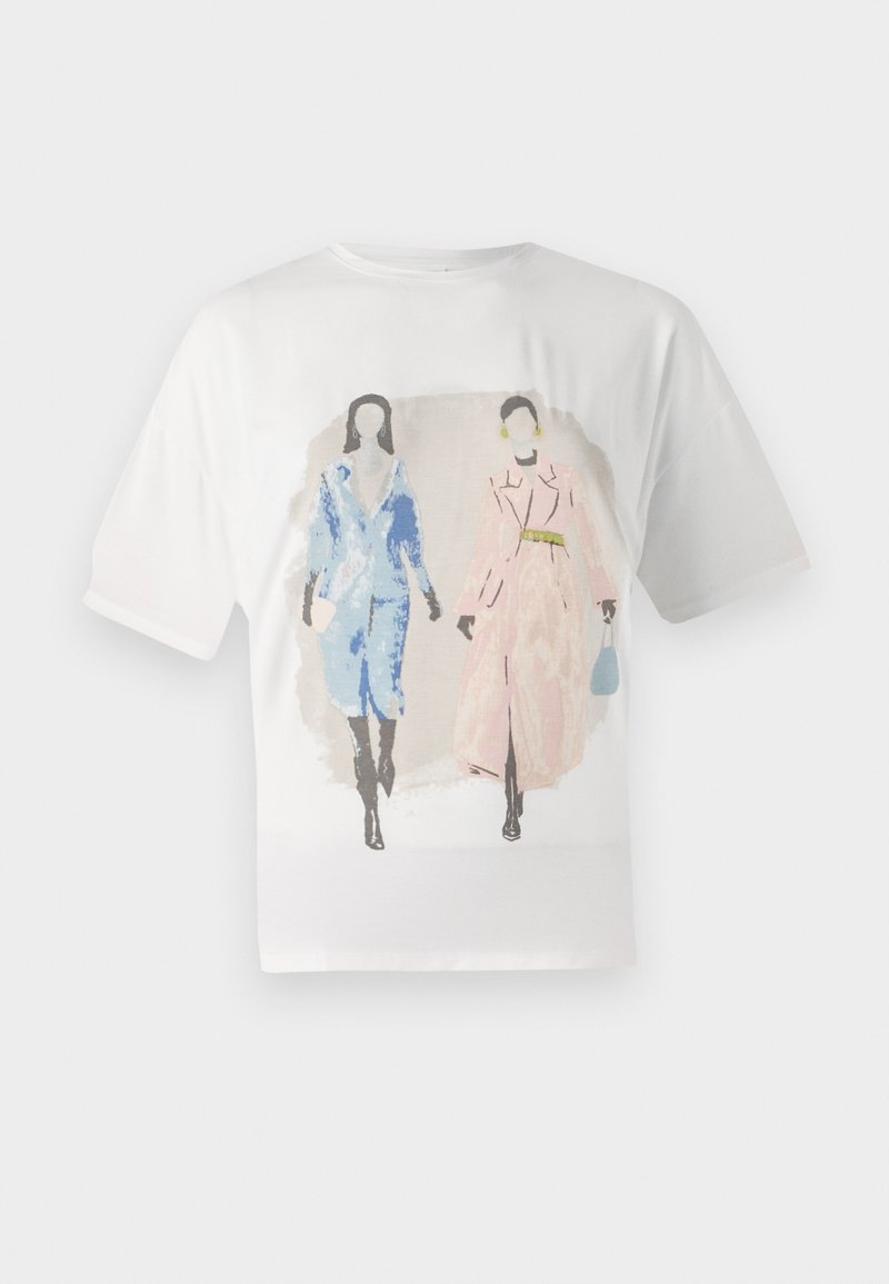 Only T-shirt print crème Only T-shirt print crème