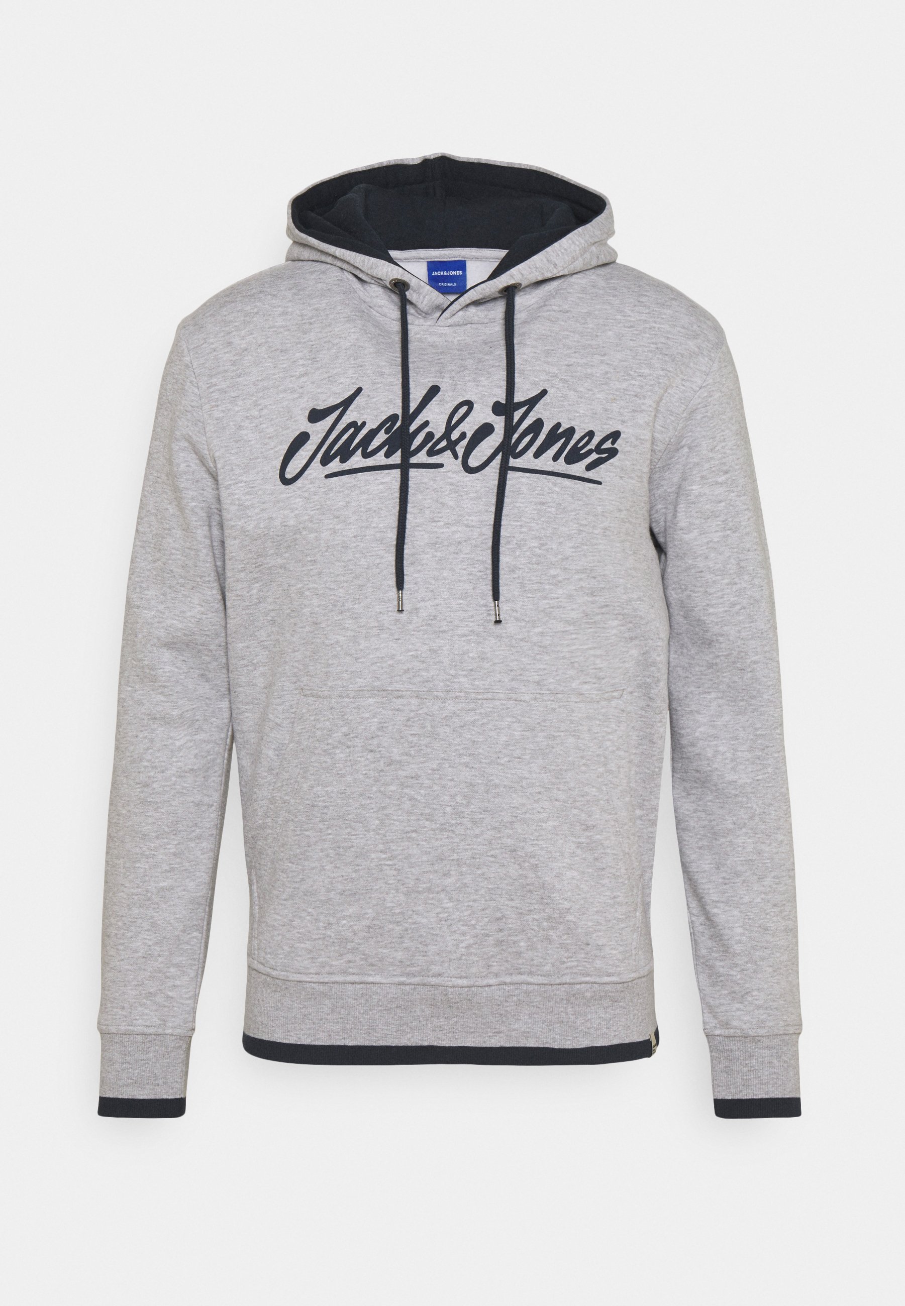 Jack & Jones LEGEND SWEAT HOOD - Sweat à capuche - light grey melange/gris clair chiné