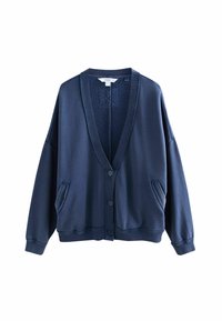 BOYFRIEND VARSITY STYLE LONGLINE  - Kardiganas - washed indigo blue