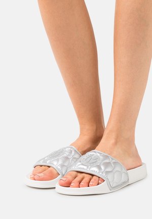 SLIDER - Pantofle - silver