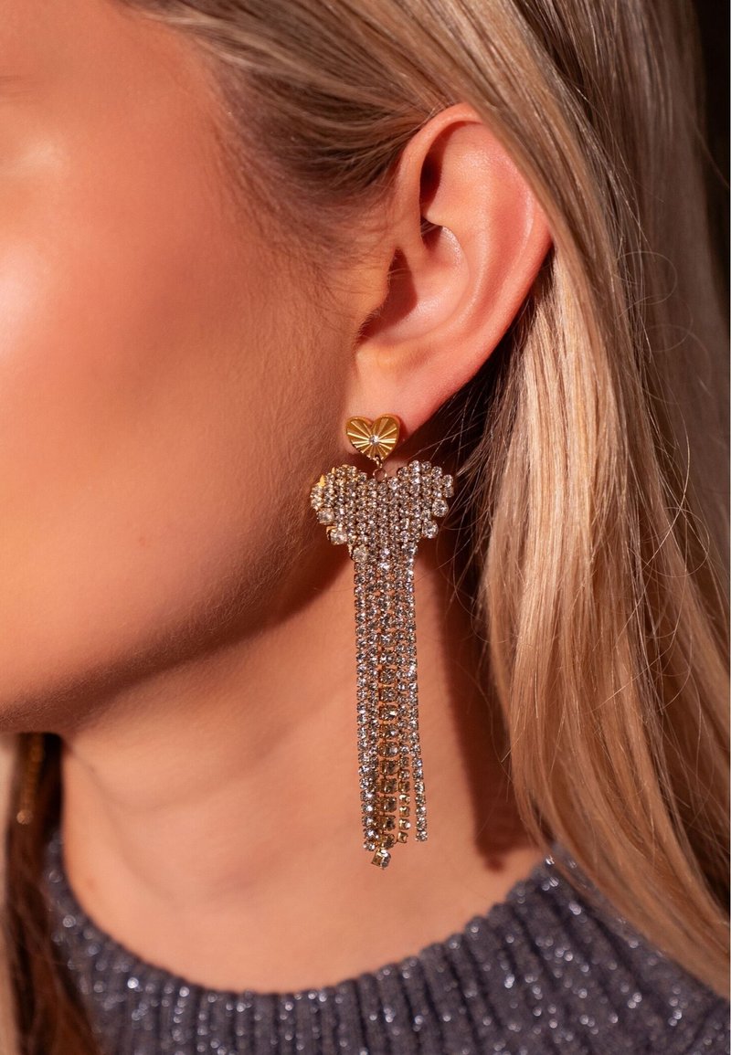 My Jewellery UNIVERSE STATEMENT HEART Ohrringe gold coloured