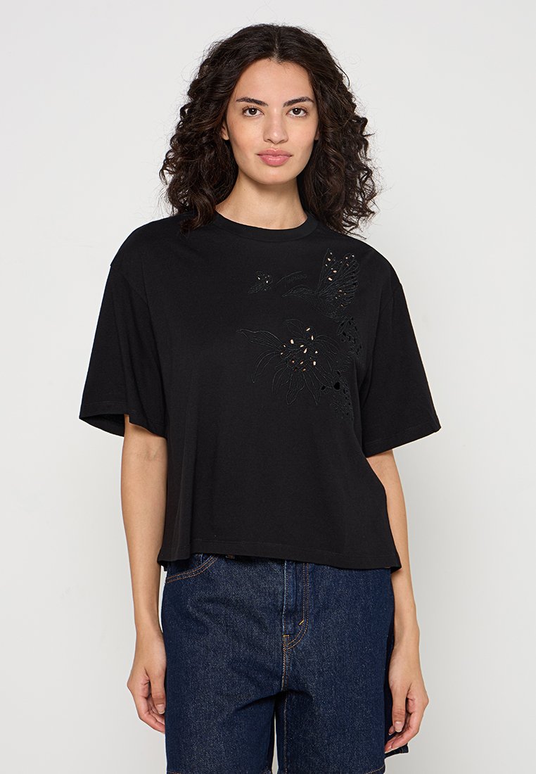 TWINSET T-shirt basic zwart TWINSET T-shirt basic zwart