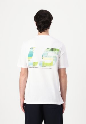 POLAROID GRAPHIC  - T-shirt med print - white/vibrant kiwi
