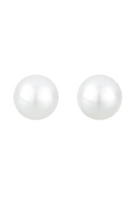 Elli PERLEN MUSCHELKERNPERLEN ELEGANT BASIC  - Øreringe - weiß