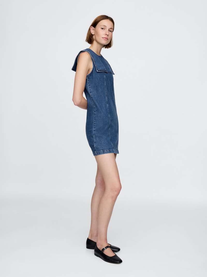 GAP GAP X DOEN SAILOR DRESS - Denim dress - medium indigo/blue - Zalando