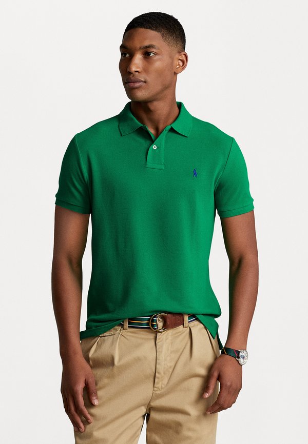 THE ICONIC MESH POLO SHIRT - Polo shirt - billiard