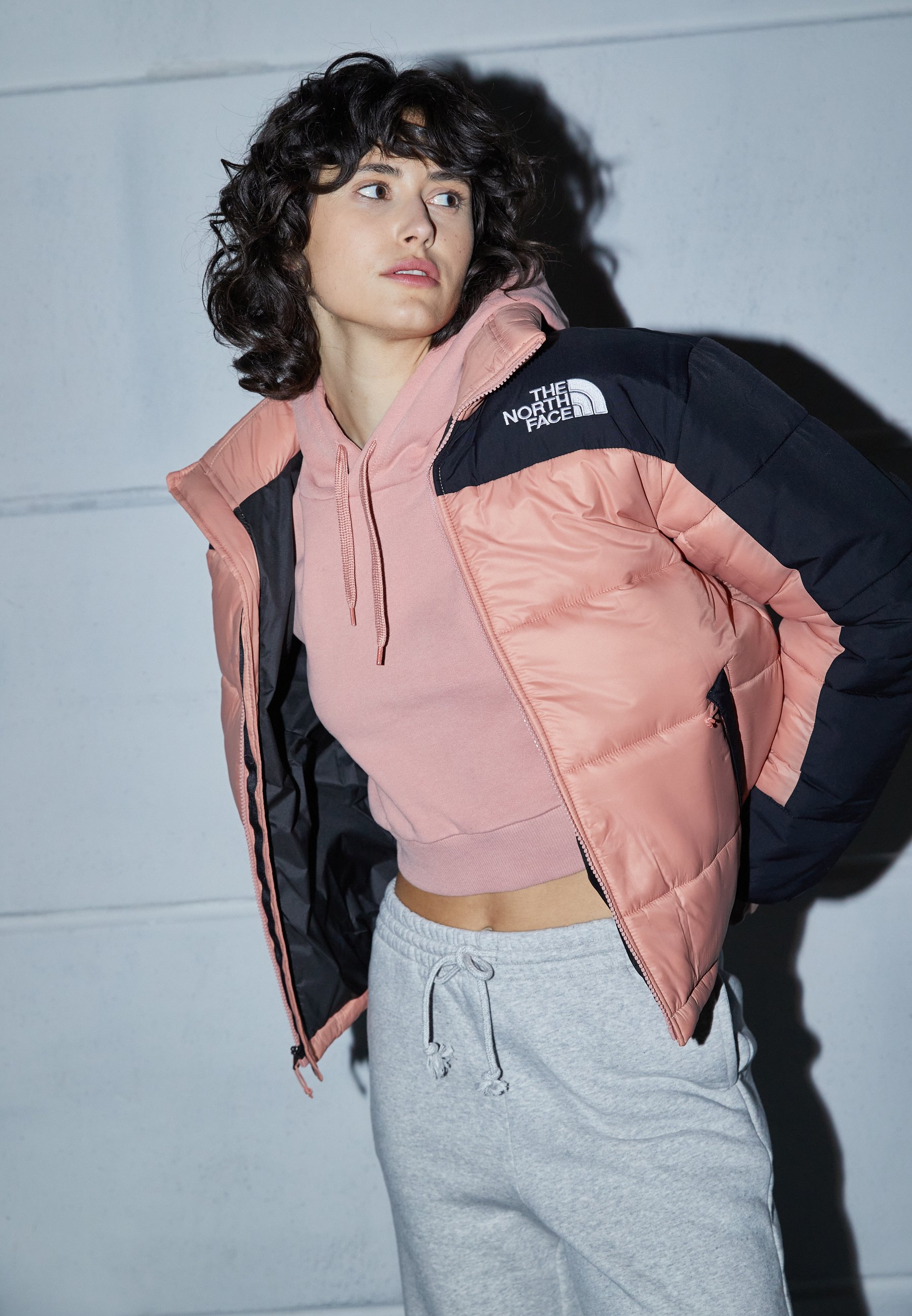 Daunenjacke Damen North Face Jacke Rosa Schwarz THE NORTH FACE