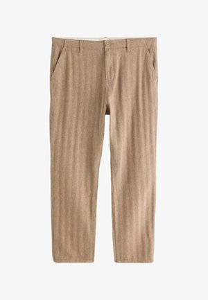 Next, Pantalon classique - sand herringbone