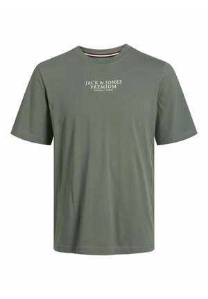 Jack & Jones PREMIUM, JPRBLUARCHIE TEE CREW NECK - T-shirt imprimé - laurel wreath