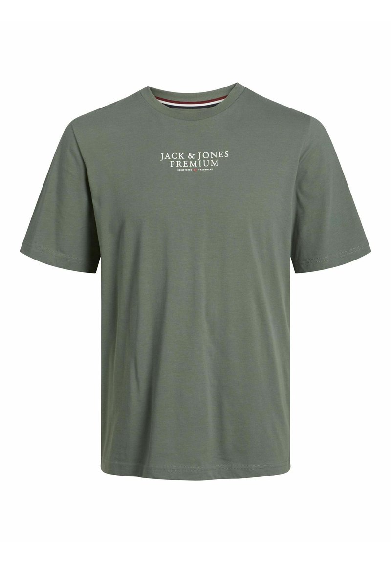 Jack & Jones PREMIUM T-shirt print groen gemêleerd
