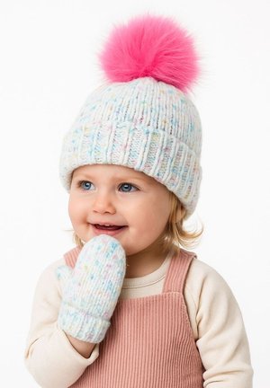 MINOTI CHENILLE SET  - Kesztyűk - off white