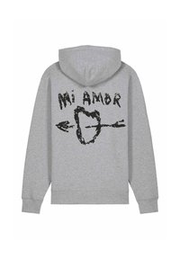 Mira Paris MI AMOR BACK EMBROIDERY - Felpa con cappuccio - grey