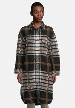 CASUAL - Short coat - schwarz/weiß