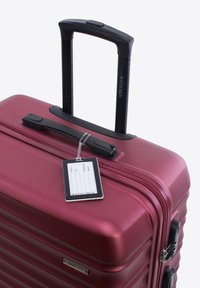 WITTCHEN LARGE SUITCASE WITH LUGGAGE TAG - Maleta de cabina - bordeaux