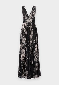 NOUVEAU FLORAL MAXI - Dolga obleka - black