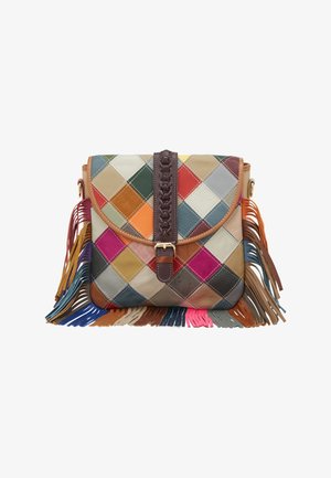 IZIA MESSENGER - Schoudertas - grey multicolor