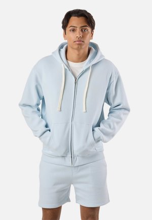 LOS ANGELES HOOD - Zip-up sweatshirt - light blue