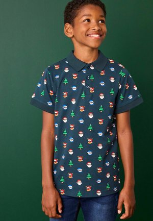 Next, CHRISTMAS SHORT SLEEVE  - REGULAR FIT - Poloshirts - navy blue