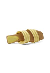 Shoe The Bear STB-SYLVI PADDED STRAP - Heeled mules - butter satin
