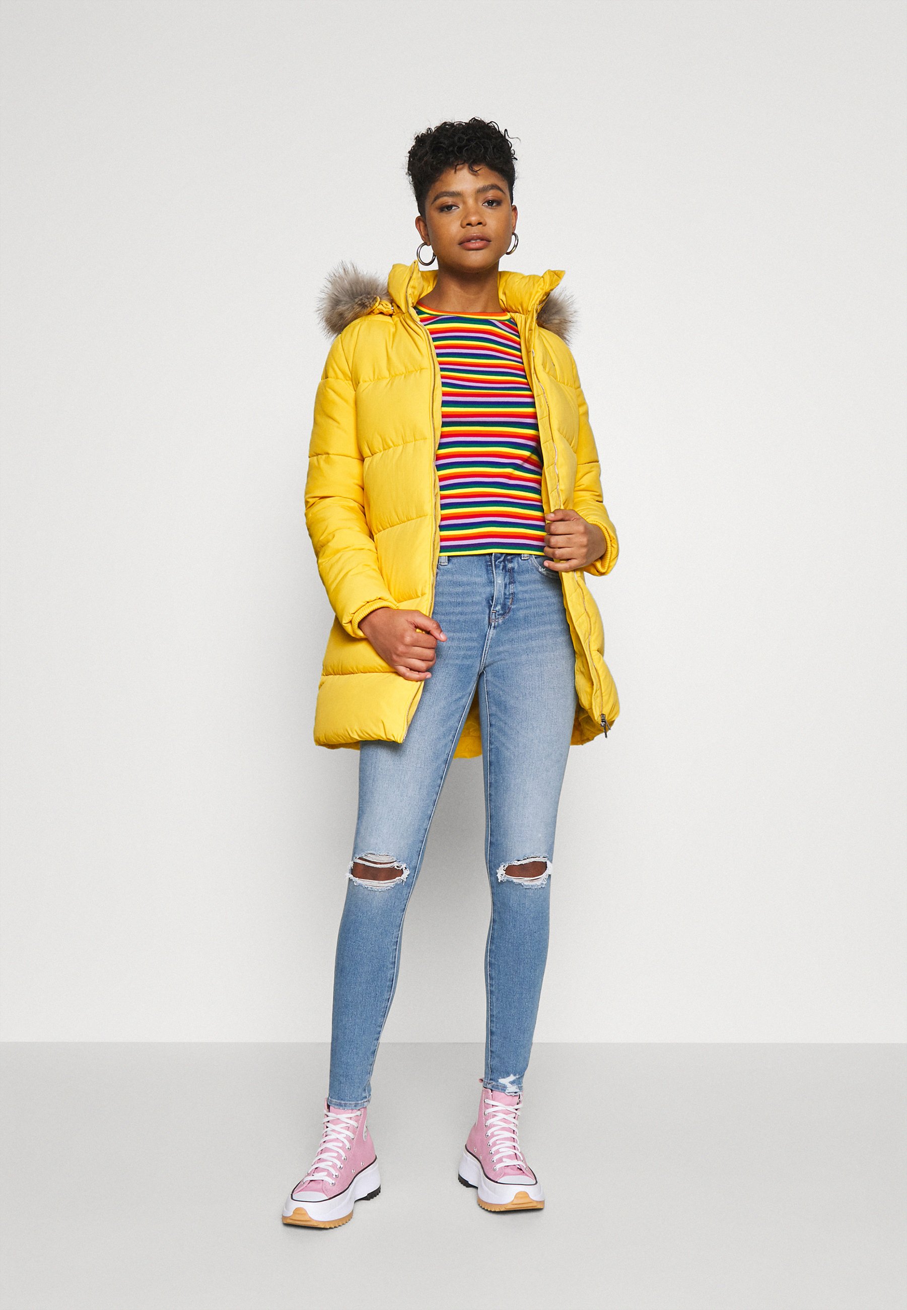 Tommy Jeans MODERN COAT - Winter coat - star fruit yellow/yellow -  Zalando.ie