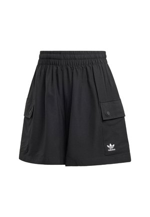 adidas Originals ESSENTIALS WOVEN HIGH-WAIST CARGO - Shorts - black