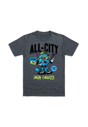 MATT KEELING ALL CITY BALLERS - T-Shirt print - dark heather grey