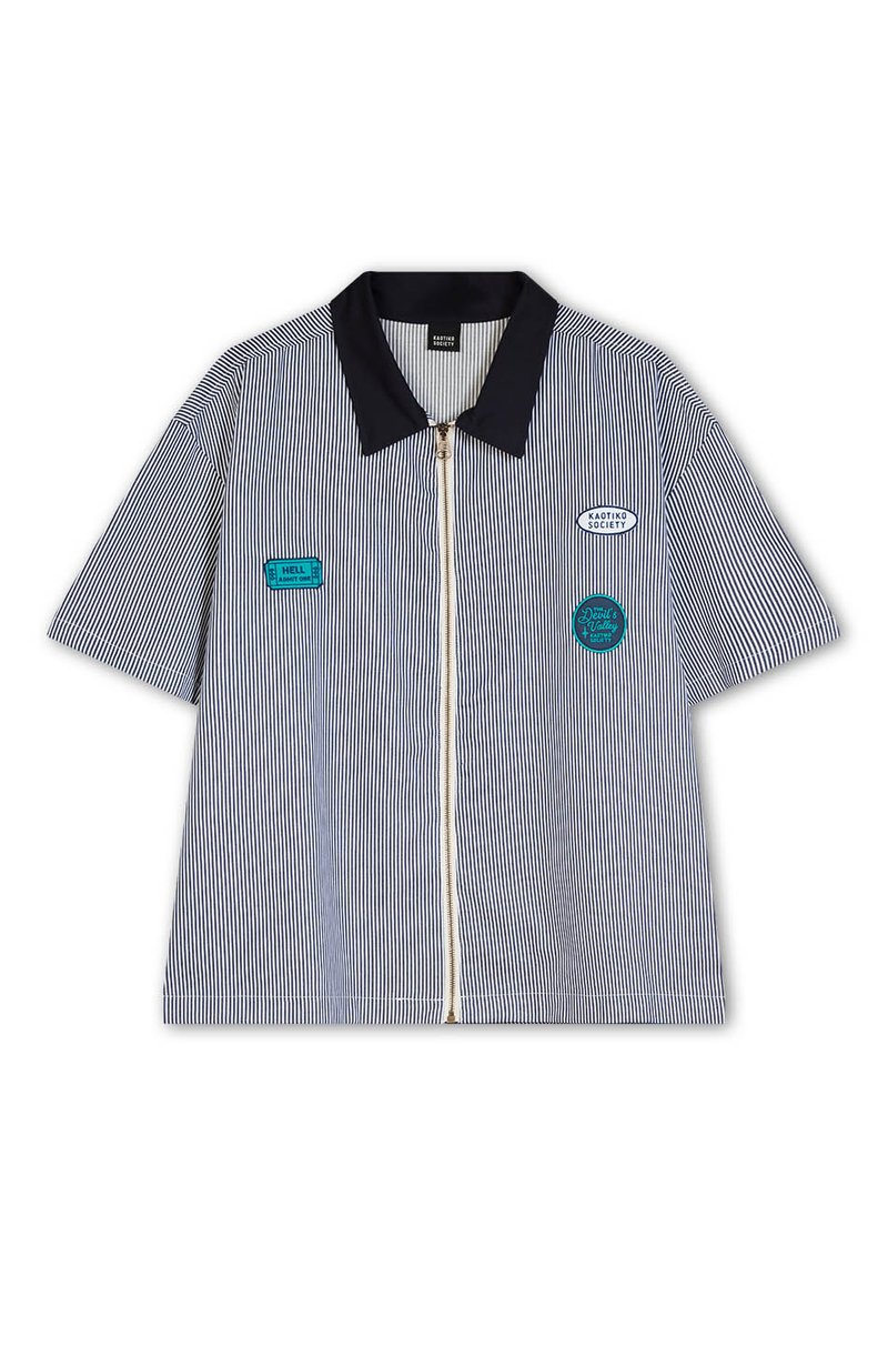 Kaotiko Overhemd blauw