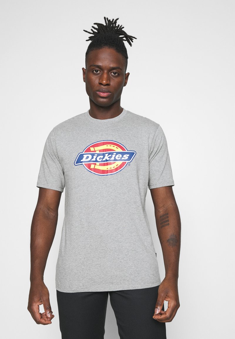 Dickies ICON LOGO TEE - Triko s potiskem - grey melange