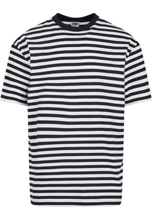 REGULAR STRIPE  - Printtipaita - white black