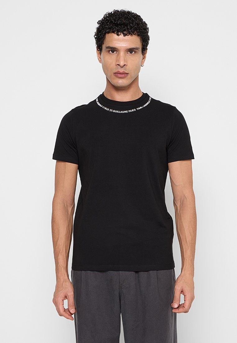 Karl Lagerfeld T-shirt print zwart