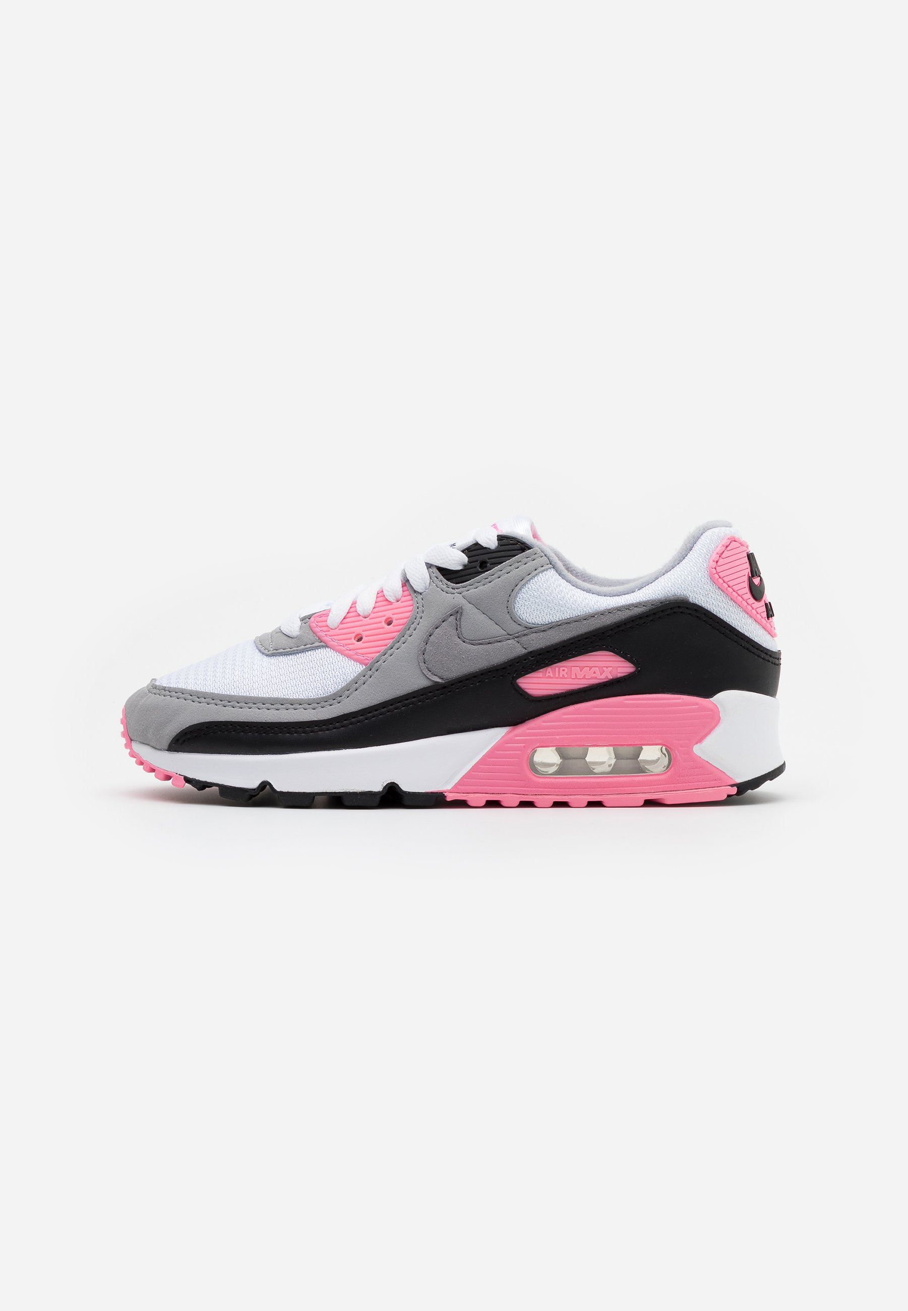 air max 90 trainers white grey rose