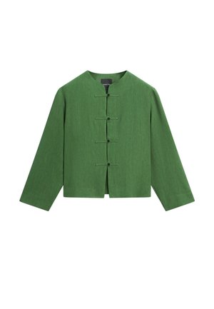Massimo Dutti, FLUID TOTAL LOOK OVERSHIRT - Lichte jas - dark green