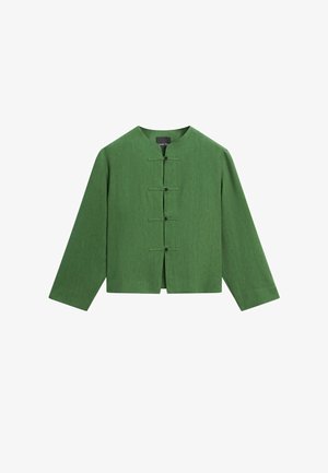 Massimo Dutti, FLUID TOTAL LOOK OVERSHIRT - Let jakke / Sommerjakker - dark green