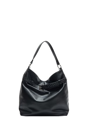 WITH STUDDED  - Handväska - black