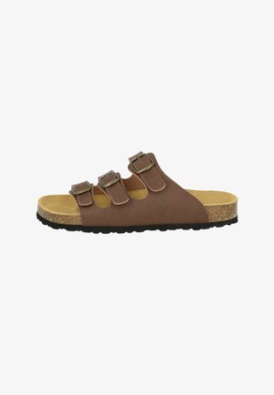 LICO BIOLINE - Pantolette flach - braun