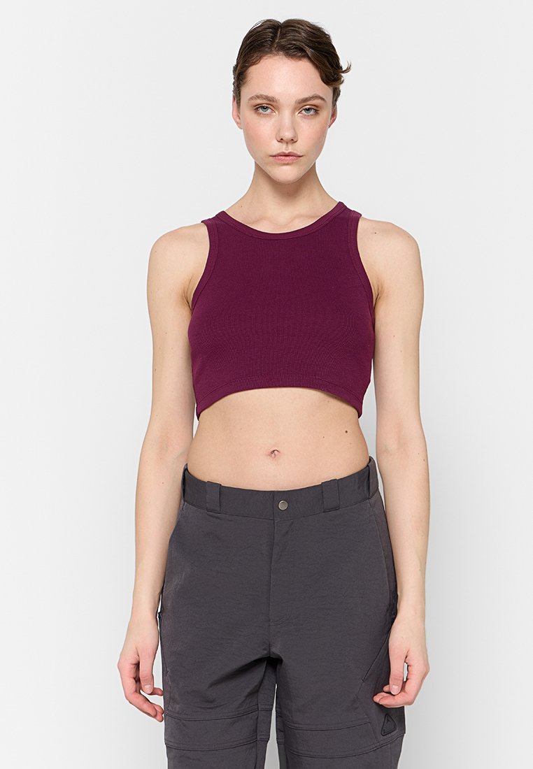 Jordan Top bordeauxrood