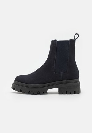 Bottines à plateau - dark blue
